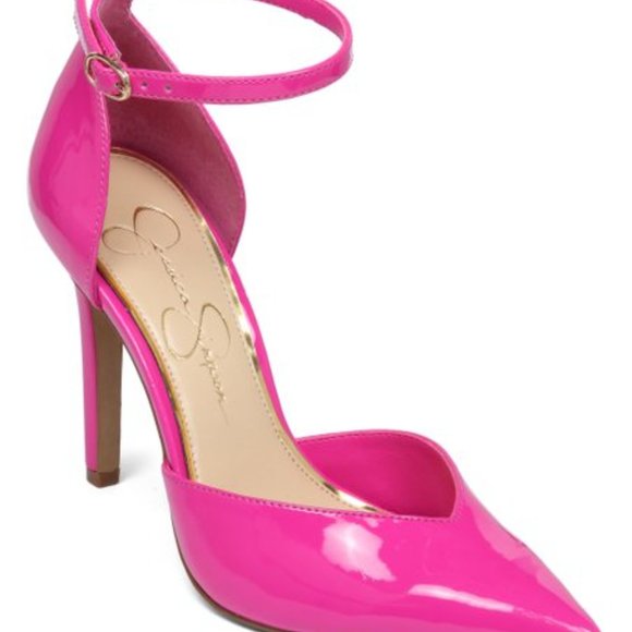 Jessica Simpson Cirrus Women's Size 7 Hot Pink Stiletto Pumps - Picture 3 of 6